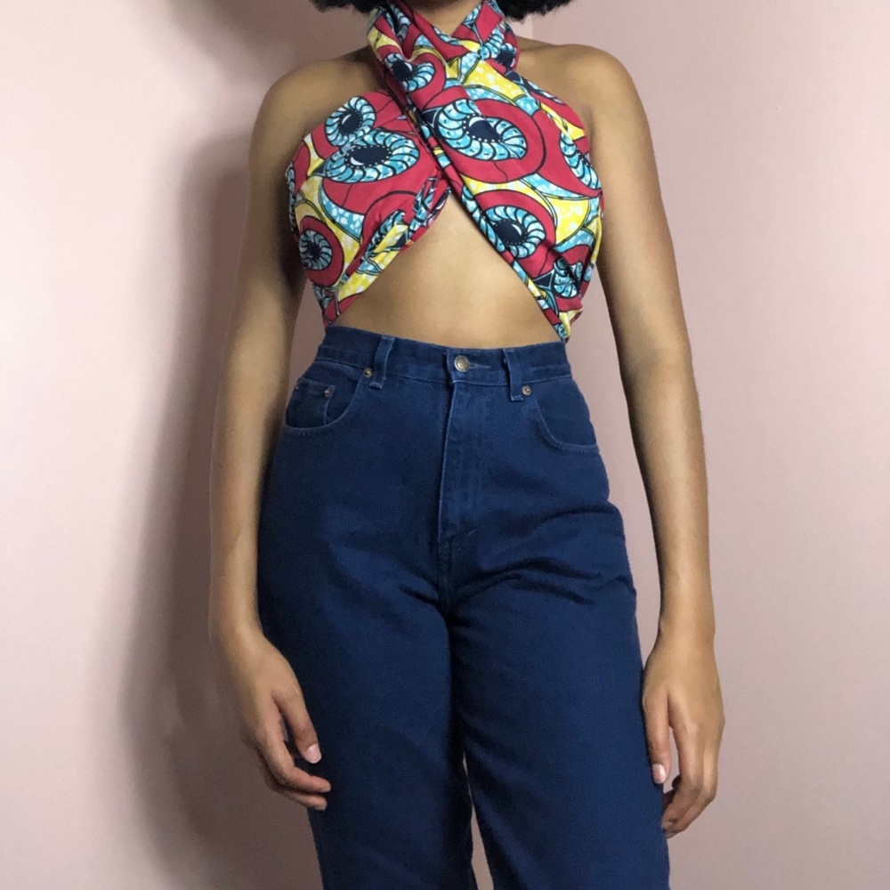 African Scarf top